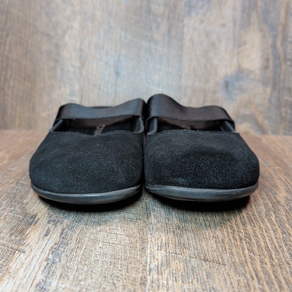 Vionic Laurel Shoes Women's Size 8 M Black Suede Slip-On Comfort Mules - Picture 3 of 13